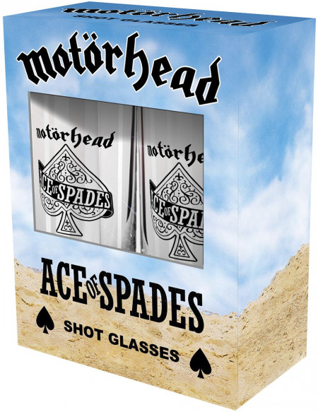 Motörhead Ace Of Spades Set verres à shots transparent