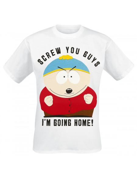 South Park Screw You Guys! T-shirt blanc