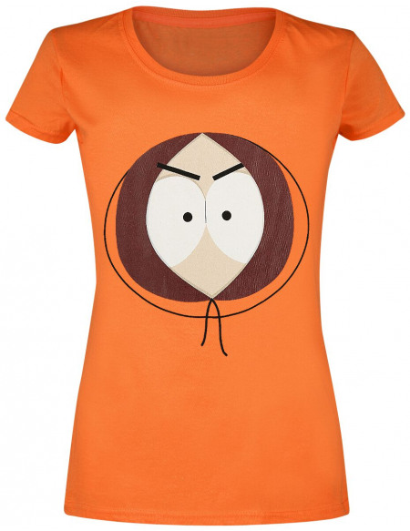 South Park Kenny T-shirt Femme orange