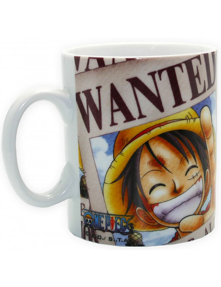 One Piece Luffy Wanted Mug multicolore