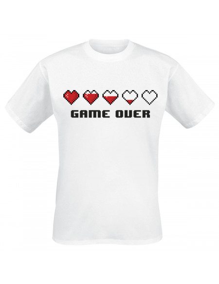 Game Over T-shirt blanc
