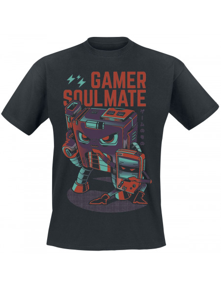 Gamer Soulmate T-shirt noir