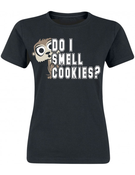 Do I Smell Cookies? T-shirt Femme noir
