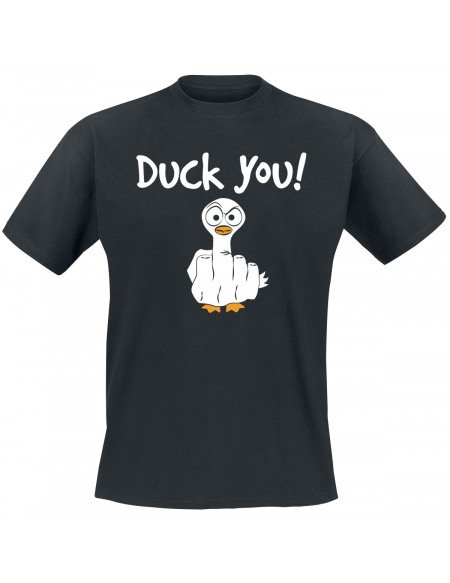 Duck You! T-shirt noir