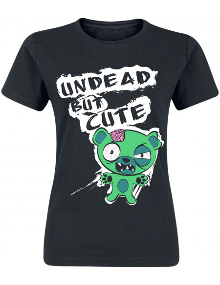 Undead But Cute T-shirt Femme noir