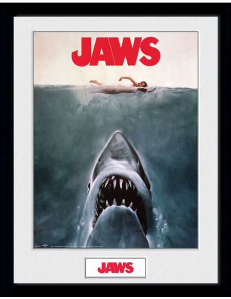 Jaws Les Dents de la Mer Photo encadrée Standard