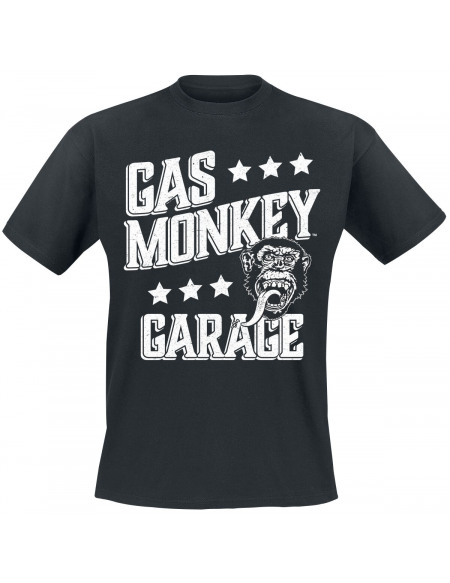 Gas Monkey Garage Stars T-shirt noir