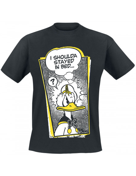 Donald Duck I Shoulda Stayed In Bed! T-shirt noir