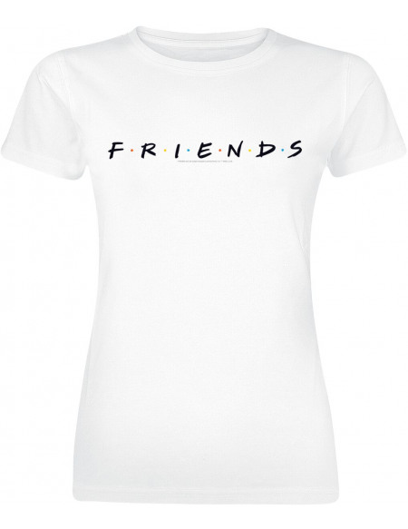 Friends Logo Friends T-shirt Femme blanc