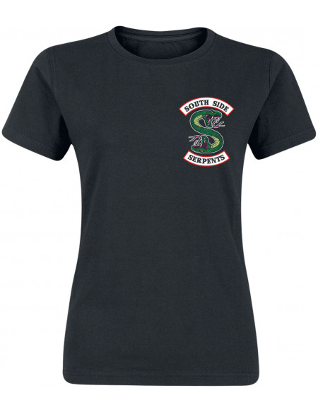 Riverdale South Side Serpents T-shirt Femme noir