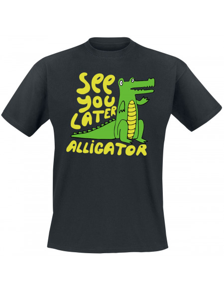 See You Later Alligator T-shirt noir