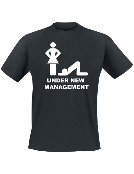 Under New Management T-shirt noir