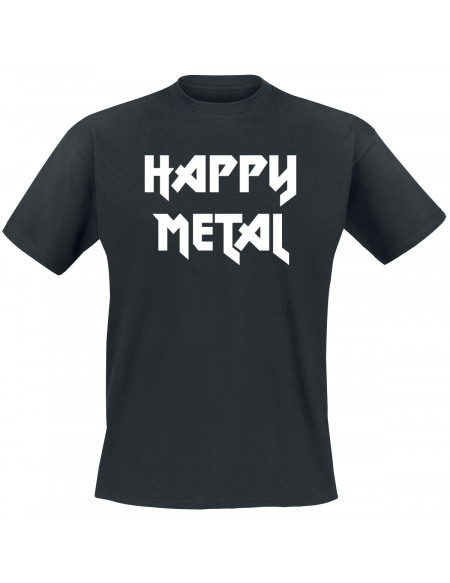 Happy Metal T-shirt noir