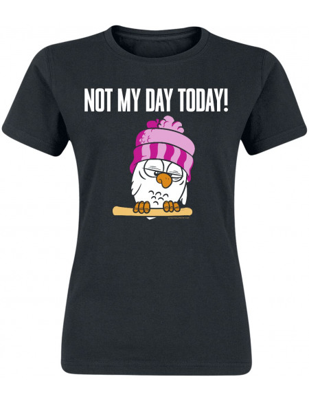 Not My Day Today T-shirt Femme noir