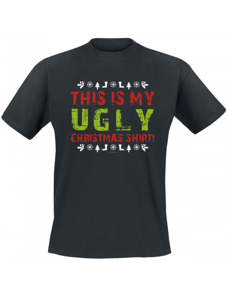 This Is My Ugly Christmas Shirt! T-shirt noir