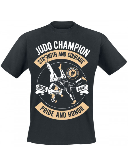 Judo Champion T-shirt noir