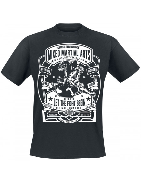 Mixed Martial Arts - Let The Fight Begin T-shirt noir