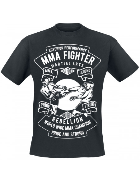 MMA Fighter - Rebellion T-shirt noir