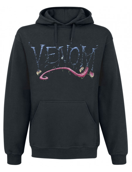 Venom (Marvel) Logo Sweat à capuche noir