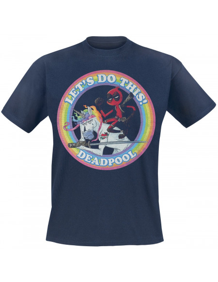 Deadpool Let´s Do This! T-shirt bleu