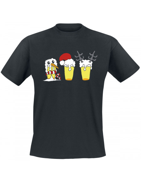 Bières De Noël T-shirt noir