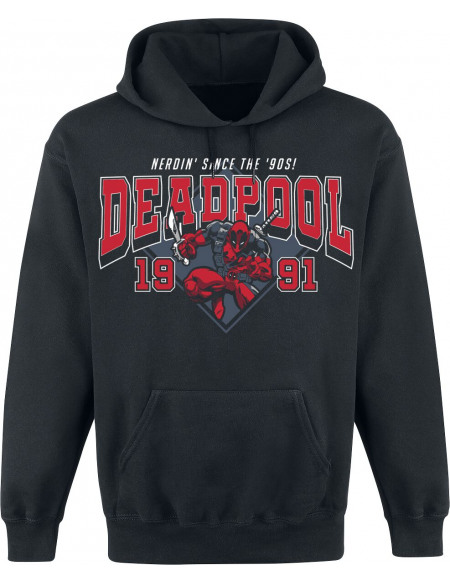 Deadpool Deadpool 1991 Sweat à capuche noir