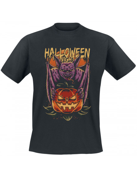 Halloween Halloween Bat T-shirt noir