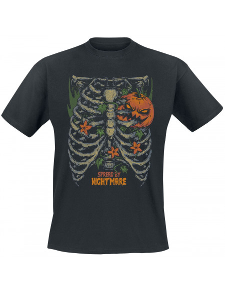 Halloween Spread By Nightmare T-shirt noir