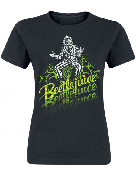 Beetlejuice Beetlejuice T-shirt Femme noir