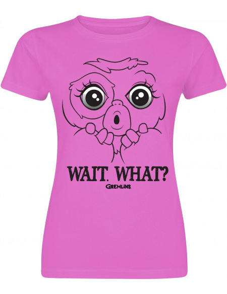 Gremlins Wait. What? T-shirt Femme rose