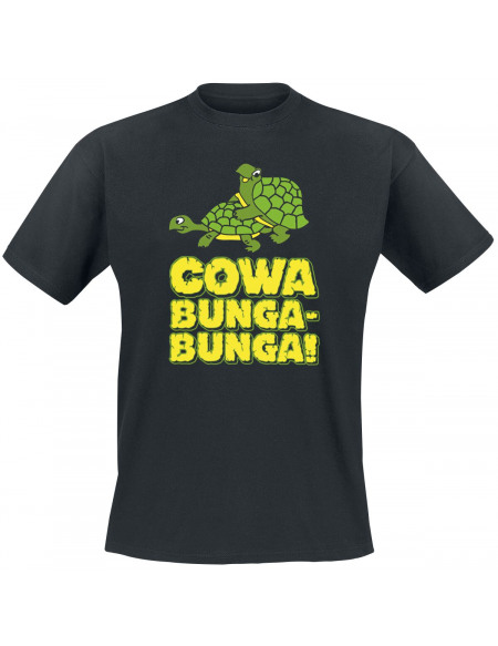 Cowa Bunga-Bunga T-shirt noir