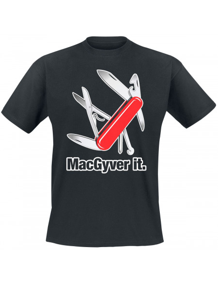 MacGyver MacGyver It T-shirt noir