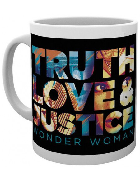 Wonder Woman 1984 - Truth, Love & Justice Mug blanc