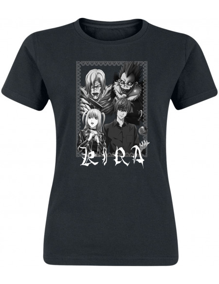 Death Note Fighting Evil T-shirt Femme noir