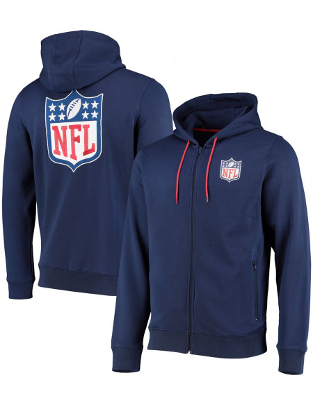 NFL NFL Logo Sweat Zippé à Capuche marine