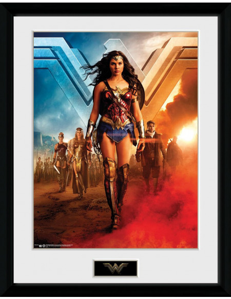 Wonder Woman Groupe Photo encadrée Standard