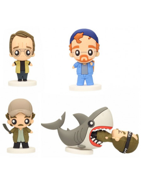 Jaws Brody, Hooper, Quint, Quint Dans Le Requin Shark (Figurine Pokis) Figurine de collection Standard